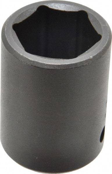 Proto - 1/2" Drive 23mm Standard Impact Socket - 6 Points, 1-39/64" OAL - Eagle Tool & Supply