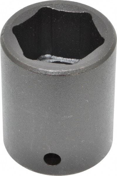 Proto - 1/2" Drive 25mm Standard Impact Socket - 6 Points, 1-3/4" OAL - Eagle Tool & Supply