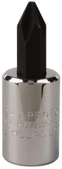 Proto - Screwdriver & Drag Link Sockets Type: Phillips Screwdriver Socket Drive Size (Inch): 3/8 - Eagle Tool & Supply