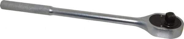 Proto - 3/4" Drive Pear Head Standard Ratchet - Chrome Finish, 20" OAL, 24 Gear Teeth, Standard Head - Eagle Tool & Supply