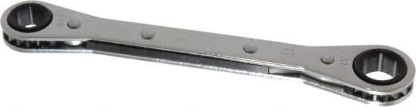 Proto - 3/8" x 7/16" 6 Point Ratcheting Box Wrench - Double End, 5-1/2" OAL, Steel - Eagle Tool & Supply