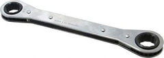 Proto - 5/8" x 11/16" 12 Point Ratcheting Box Wrench - Double End, 8-3/32" OAL, Steel - Eagle Tool & Supply