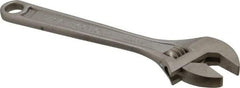 Proto - 1-1/8" Jaw Capacity, 8" Standard Adjustable Wrench - Steel, Chrome Finish - Eagle Tool & Supply