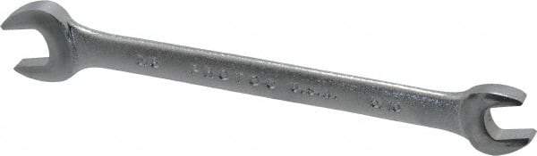 Proto - 5/16" x 3/8" Standard Open End Wrench - 5-1/8" OAL, Double End, Satin Finish, 15° Head Angle - Eagle Tool & Supply