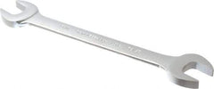 Proto - 11/16" x 25/32" Standard Open End Wrench - 8-7/8" OAL, Double End, Satin Finish, 15° Head Angle - Eagle Tool & Supply