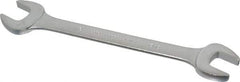 Proto - 13/16" x 7/8" Standard Open End Wrench - 10-1/8" OAL, Double End, Satin Finish, 15° Head Angle - Eagle Tool & Supply