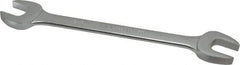 Proto - 15/16" x 1" Standard Open End Wrench - 11-1/2" OAL, Double End, Satin Finish, 15° Head Angle - Eagle Tool & Supply