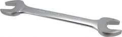 Proto - 1-11/16" x 1-13/16" Standard Open End Wrench - 18-1/2" OAL, Double End, Satin Finish, 15° Head Angle - Eagle Tool & Supply