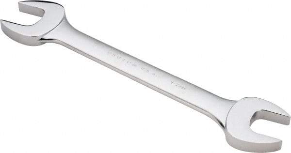 Proto - 1-7/8" x 2" Standard Open End Wrench - 20" OAL, Double End, Satin Finish, 15° Head Angle - Eagle Tool & Supply