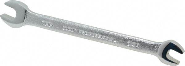 Proto - 6mm x 7mm Standard Open End Wrench - 4-1/2" OAL, Double End, Satin Finish, 15° Head Angle - Eagle Tool & Supply