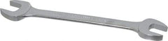 Proto - 24mm x 26mm Standard Open End Wrench - 11-3/8" OAL, Double End, Satin Finish, 15° Head Angle - Eagle Tool & Supply