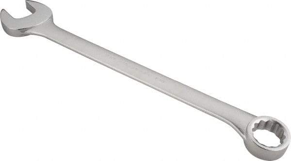 Proto - 2-3/8" 12 Point Offset Combination Wrench - 15° Offset Angle, 31-1/2" OAL, Steel, Satin Finish - Eagle Tool & Supply