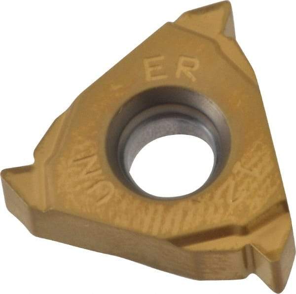 Seco - 16ER External Right Hand 12 UN Laydown Threading Insert - Grade CP500, TiAlN/TiN Coated Carbide - Eagle Tool & Supply