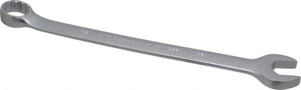 Proto - 28mm 12 Point Combination Wrench - 15° Offset Angle, 14-7/8" OAL, Steel, Satin Finish - Eagle Tool & Supply