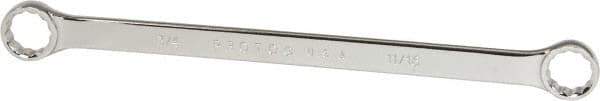 Proto - 11/16" x 3/4" 12 Point Offset Box Wrench - Double End, 11-1/8" OAL, Steel, Polished Finish, 15° Offset - Eagle Tool & Supply