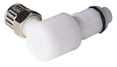 CPC Colder Products - 3/8" Outside Diam, Acetal Push-to-Connect Tube Male Connector - 120 Max psi, White - Eagle Tool & Supply
