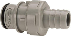 CPC Colder Products - Polypropylene Push-to-Connect Tube Male Connector - 60 Max psi, 1/2" Inside Diam, Gray - Eagle Tool & Supply