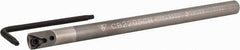 Everede Tool - 0.3" Min Bore Diam, 4" OAL, 1/4" Shank Diam, Indexable Boring Bar - TDA Insert, Screw Holding Method - Eagle Tool & Supply