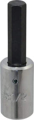 Proto - 1/2" Drive, 1/2" Hex Bit Socket - 3-5/8" OAL, 1-7/8" Bit Length - Eagle Tool & Supply