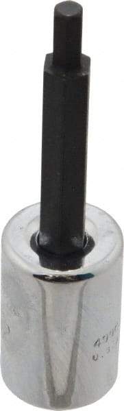Proto - 3/8" Drive, 5/32" Hex Bit Socket - 2-23/32" OAL, 1-5/8" Bit Length - Eagle Tool & Supply
