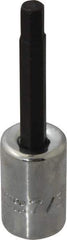 Proto - 3/8" Drive, 7/32" Hex Bit Socket - 2-23/32" OAL, 1-5/8" Bit Length - Eagle Tool & Supply