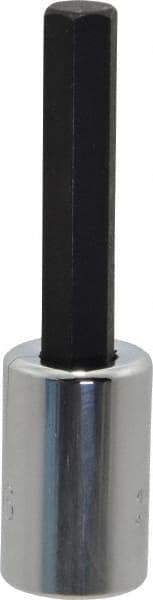 Proto - 3/8" Drive, 5/16" Hex Bit Socket - 2-23/32" OAL, 1-5/8" Bit Length - Eagle Tool & Supply