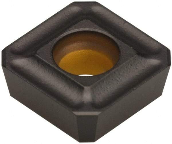 Kennametal - SPGX0903 Grade KCPK30 Carbide Milling Insert - TiN/TiCN/Al2O3 Finish, 1/8" Thick, 0.3752" Inscribed Circle - Eagle Tool & Supply