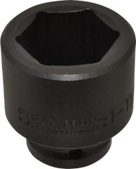 Proto - 3/4" Drive 1-11/16" Standard Impact Socket - 6 Points, 2-5/8" OAL - Eagle Tool & Supply