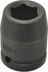 Proto - 3/4" Drive 22mm Standard Impact Socket - 6 Points, 2" OAL - Eagle Tool & Supply