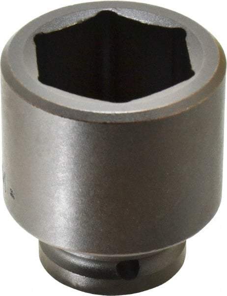Proto - 3/4" Drive 43mm Standard Impact Socket - 6 Points, 2-3/4" OAL - Eagle Tool & Supply