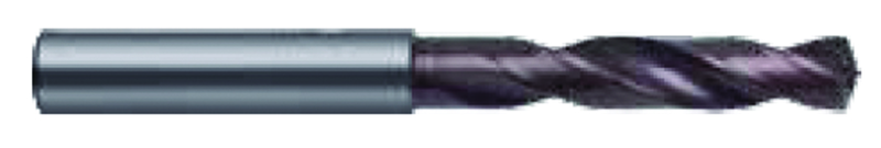 11.1mm Dia. - Carbide HP 3XD Drill-140Â° Point-Bright - Eagle Tool & Supply