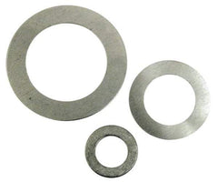 Made in USA - 0.032" Thick, 1/2" Inside x 3/4" OD, Round Shim - 7/16" Screw, Uncoated Commercial Aluminum - Eagle Tool & Supply