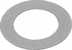 Made in USA - 0.016" Thick, 5/8" Inside x 1" OD, Round Shim - 9/16" Screw, Uncoated Commercial Aluminum - Eagle Tool & Supply