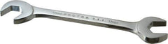 Proto - 17mm Standard Open End Wrench - 6-1/2" OAL, Double End, Chrome Finish, 15° & 60° Head Angle - Eagle Tool & Supply
