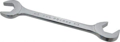 Proto - 3/4" Standard Open End Wrench - 7" OAL, Double End, Chrome Finish, 15° & 60° Head Angle - Eagle Tool & Supply