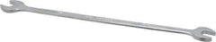 Proto - 7/16" x 1/2" Standard Extra Thin Open End Wrench - 10" OAL, Double End, Satin Finish, 15° Head Angle - Eagle Tool & Supply