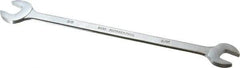 Proto - 9/16" x 5/8" Standard Extra Thin Open End Wrench - 10" OAL, Double End, Satin Finish, 15° Head Angle - Eagle Tool & Supply