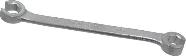 Proto - 10 x 12mm, Chrome Finish, Open End Flare Nut Wrench - 6 Points, 6-15/16" OAL, Steel, Double End Head - Eagle Tool & Supply