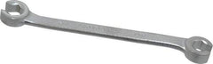 Proto - 10 x 12mm, Chrome Finish, Open End Flare Nut Wrench - 6 Points, 6-15/16" OAL, Steel, Double End Head - Eagle Tool & Supply