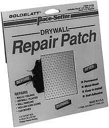 Hyde Tools - Drywall/Plaster Repair - White, 4" x 4" Coverage, Paper - Eagle Tool & Supply