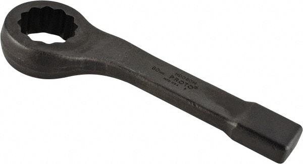 Proto - 60mm 12 Point Striking Box Wrench - Single End, 14-1/2" OAL, Steel - Eagle Tool & Supply