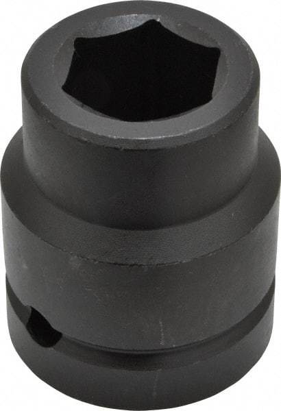 Proto - 1" Drive 1" Standard Impact Socket - 6 Points, 2-1/2" OAL - Eagle Tool & Supply