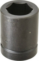 Proto - 1" Drive 1-1/4" Standard Impact Socket - 6 Points, 2-5/8" OAL - Eagle Tool & Supply