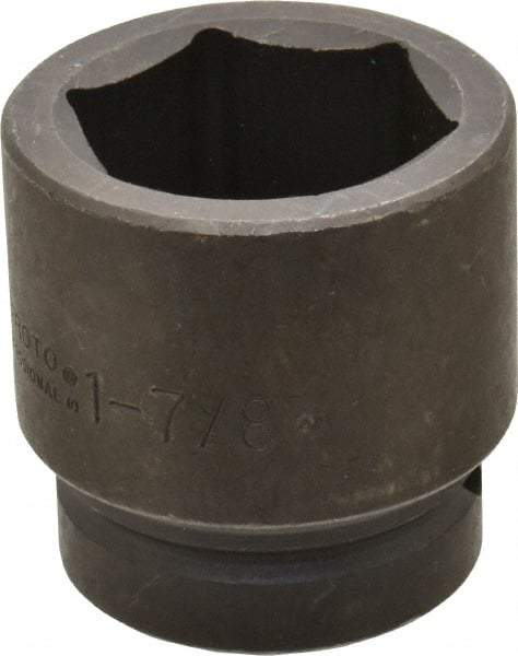 Proto - 1" Drive 1-7/8" Standard Impact Socket - 6 Points, 3" OAL - Eagle Tool & Supply