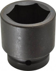 Proto - 1" Drive 2" Standard Impact Socket - 6 Points, 3" OAL - Eagle Tool & Supply