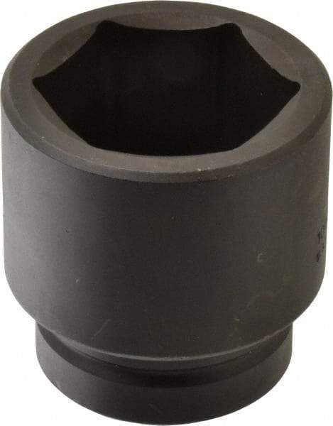 Proto - 1" Drive 2-1/16" Standard Impact Socket - 6 Points, 3-3/32" OAL - Eagle Tool & Supply