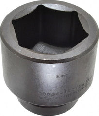 Proto - 1" Drive 2-1/4" Standard Impact Socket - 6 Points, 3-1/4" OAL - Eagle Tool & Supply