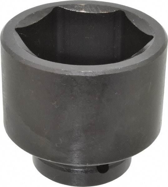 Proto - 1" Drive 3" Standard Impact Socket - 6 Points, 4" OAL - Eagle Tool & Supply