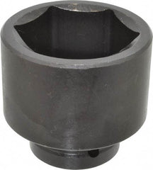 Proto - 1" Drive 3" Standard Impact Socket - 6 Points, 4" OAL - Eagle Tool & Supply