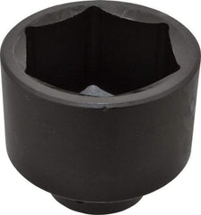 Proto - 1" Drive 3-1/2" Standard Impact Socket - 6 Points, 4-1/2" OAL - Eagle Tool & Supply